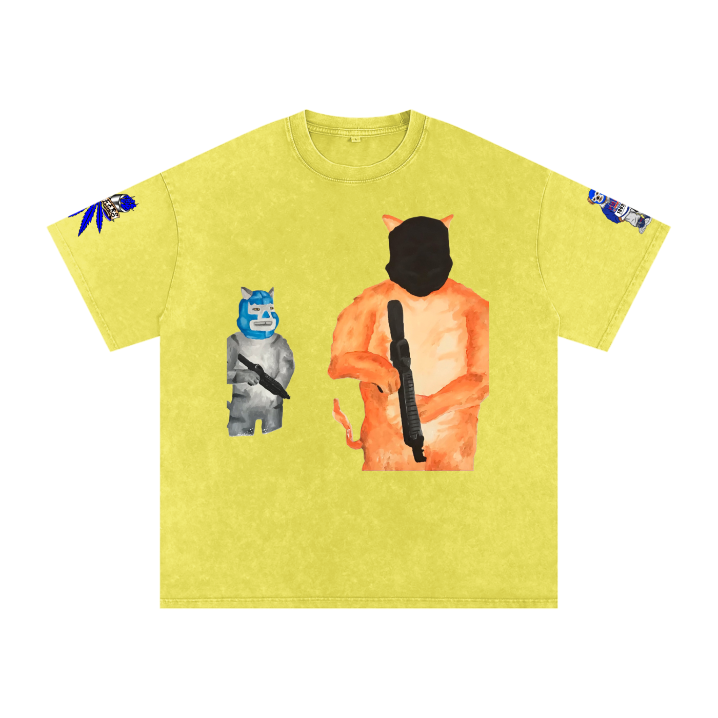 Snow Washed Oversized Premium Tee