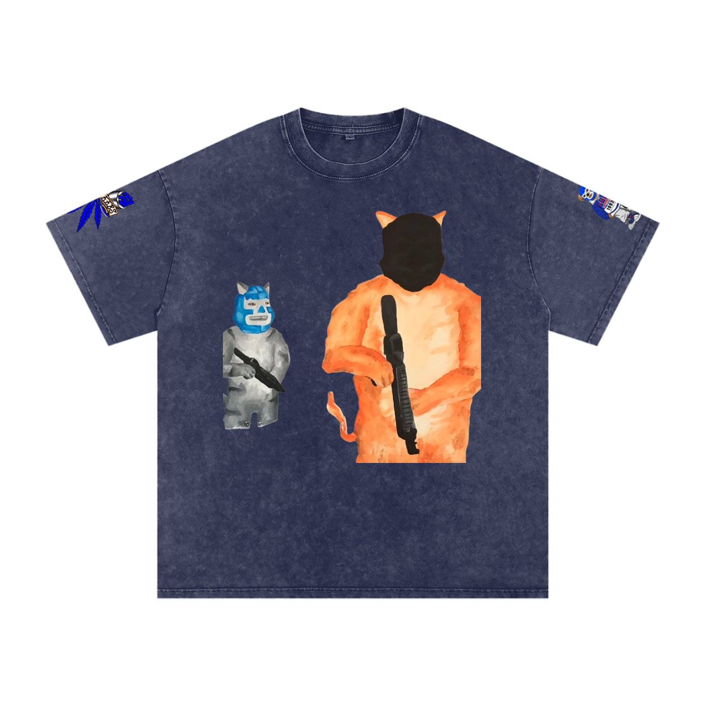 Snow Washed Oversized Premium Tee