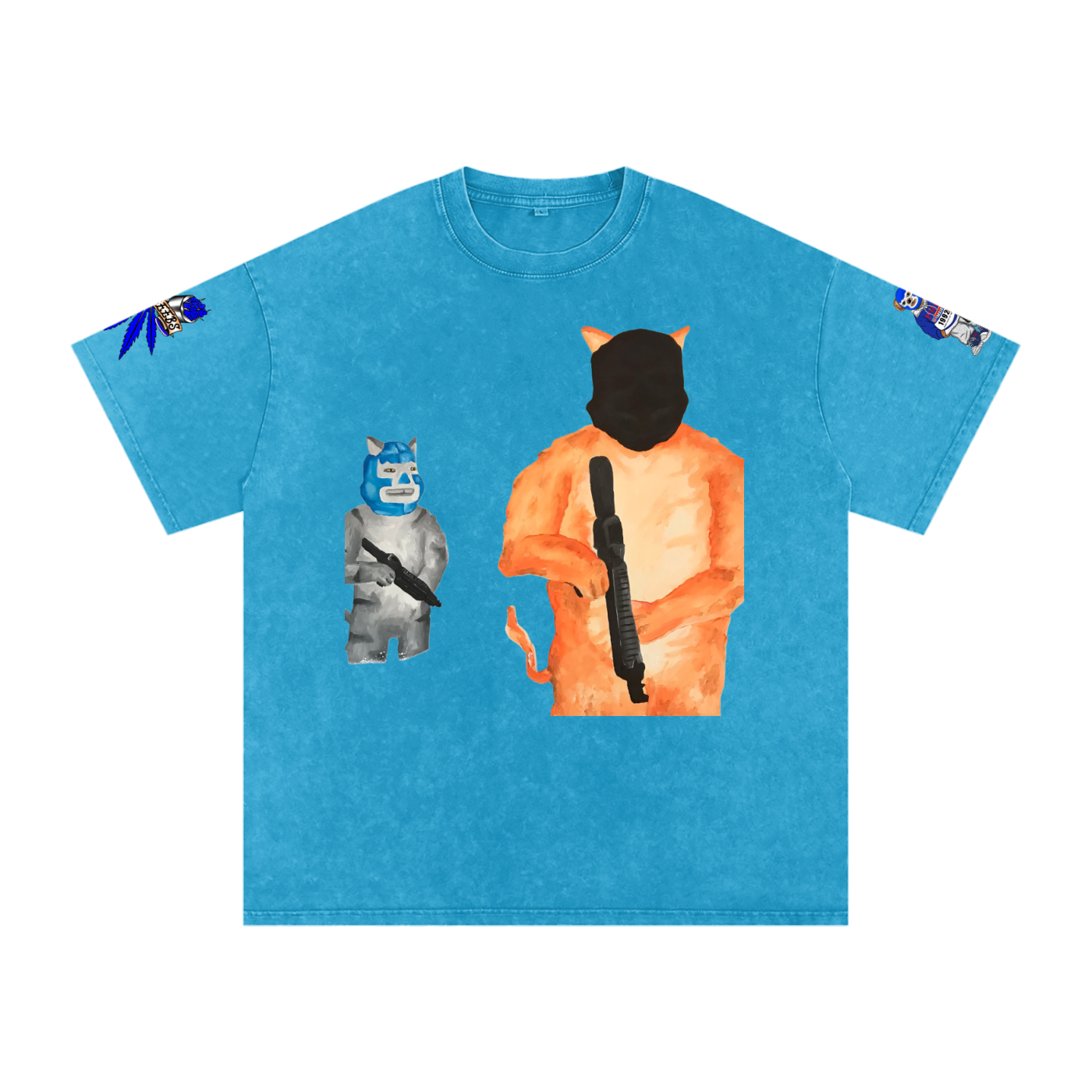 Snow Washed Oversized Premium Tee
