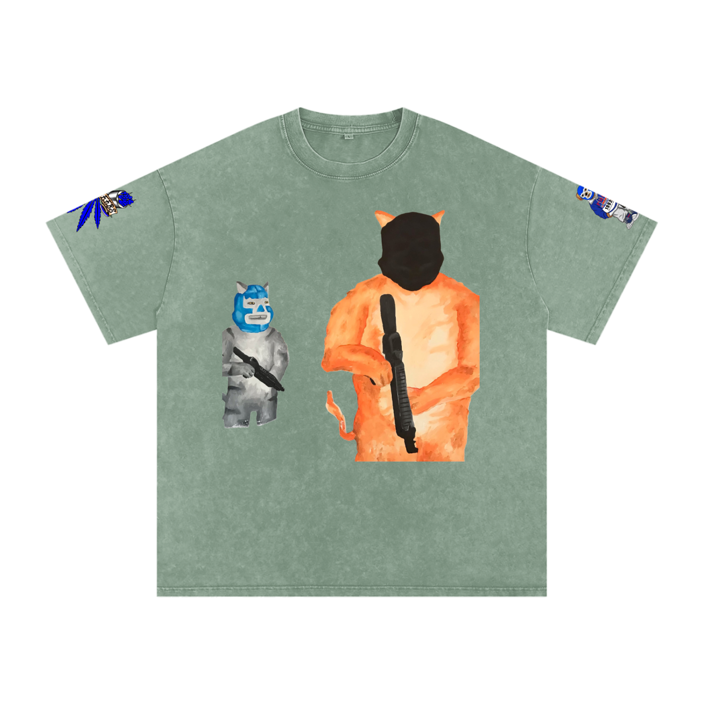 Snow Washed Oversized Premium Tee