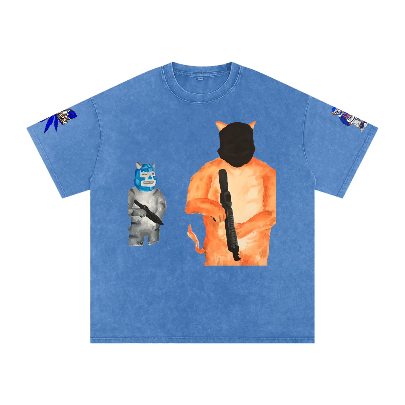 Snow Washed Oversized Premium Tee