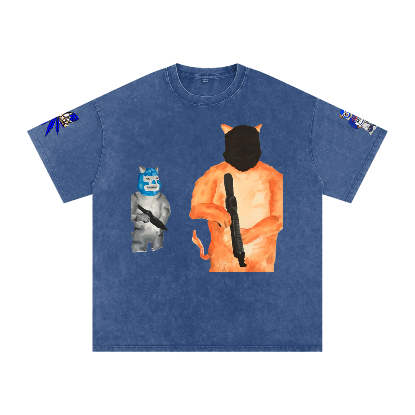 Snow Washed Oversized Premium Tee