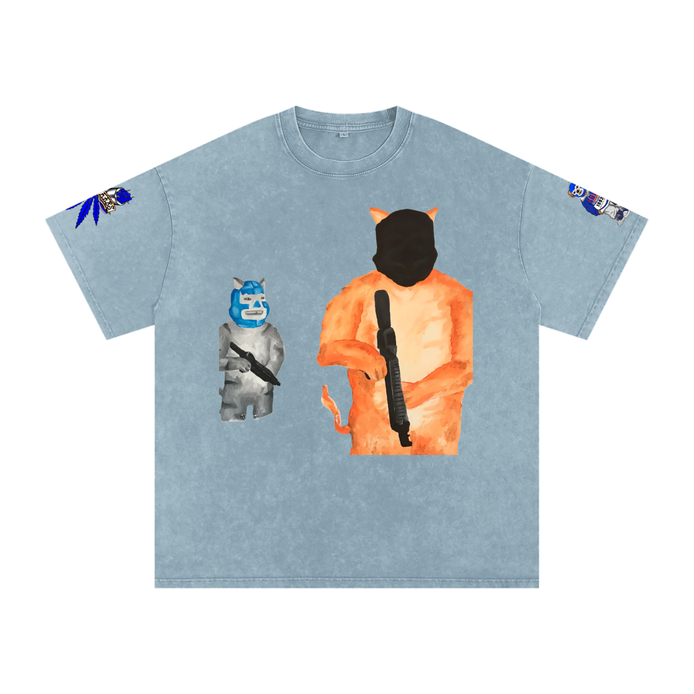Snow Washed Oversized Premium Tee