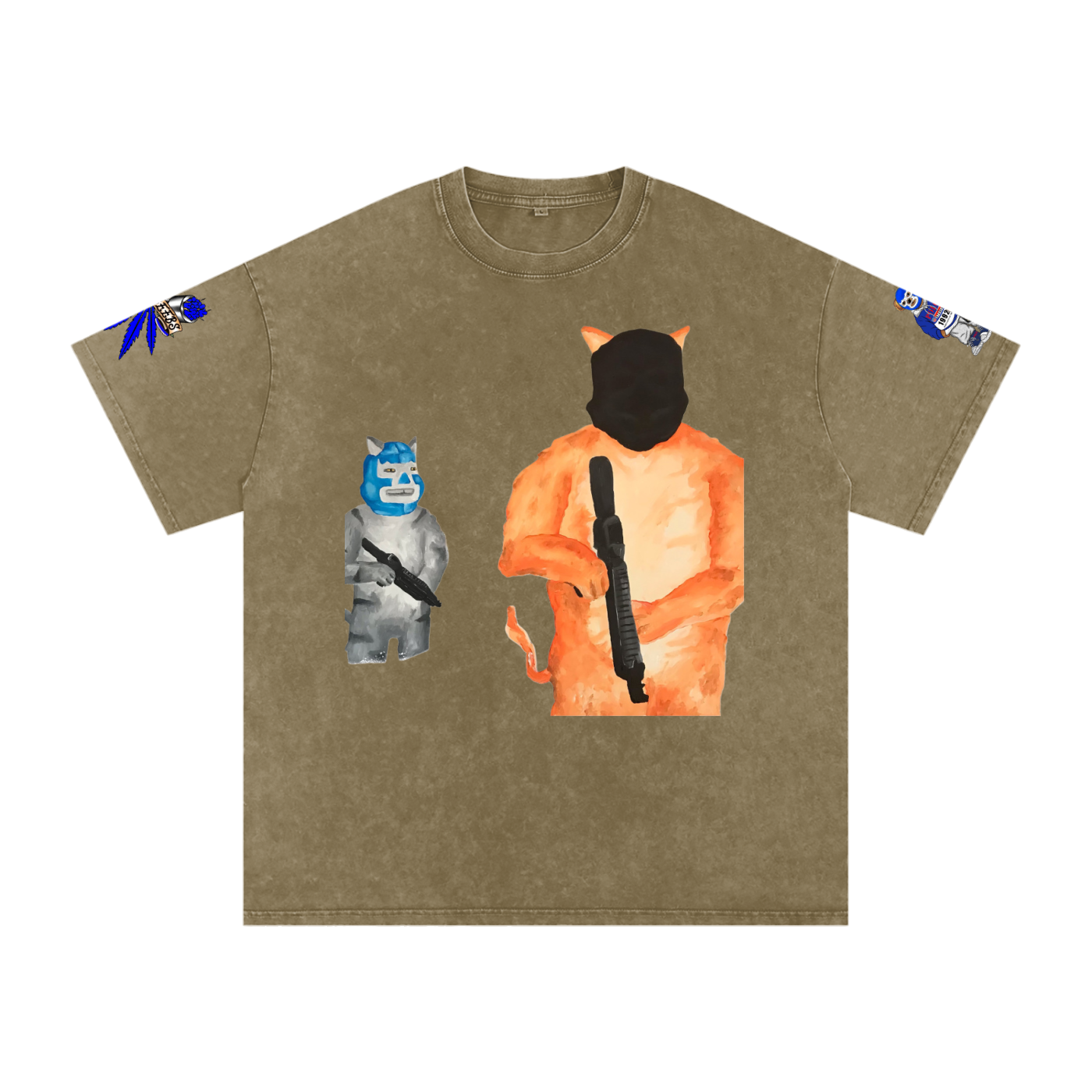 Snow Washed Oversized Premium Tee