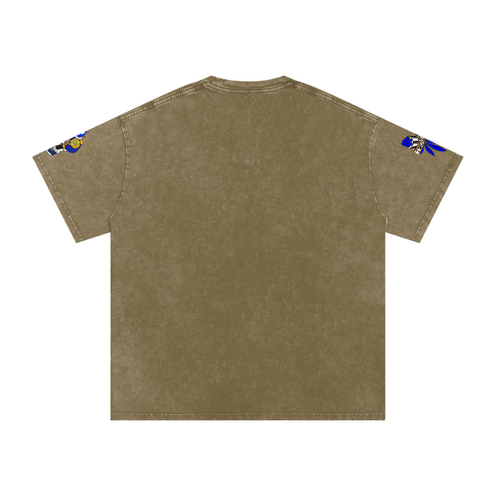 Snow Washed Oversized Premium Tee